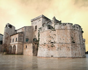 Fototapeta na wymiar The Aragonese Castle of Conversano. Apulia.
