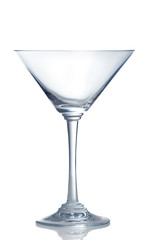empty martini glass