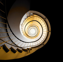 Fototapeta premium spiral staircase