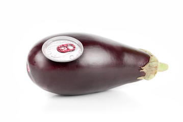 aluminium aubergine
