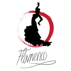 Flamenco Bailaora - obrazy, fototapety, plakaty