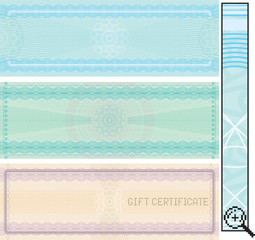 Certificate without gradients (EPS include CMYK)