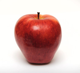 red apple isolated