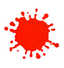 Obraz premium Red Paint splat