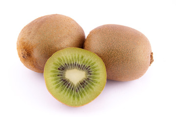 Obraz premium kiwi isolated on a white background