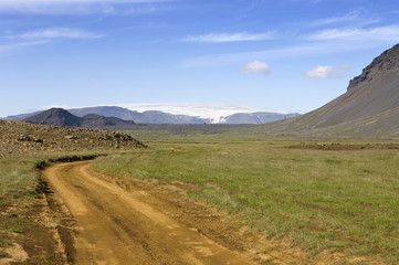 Fototapeta na wymiar Iceland Inland Trail