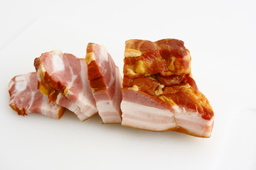 backon on the white background