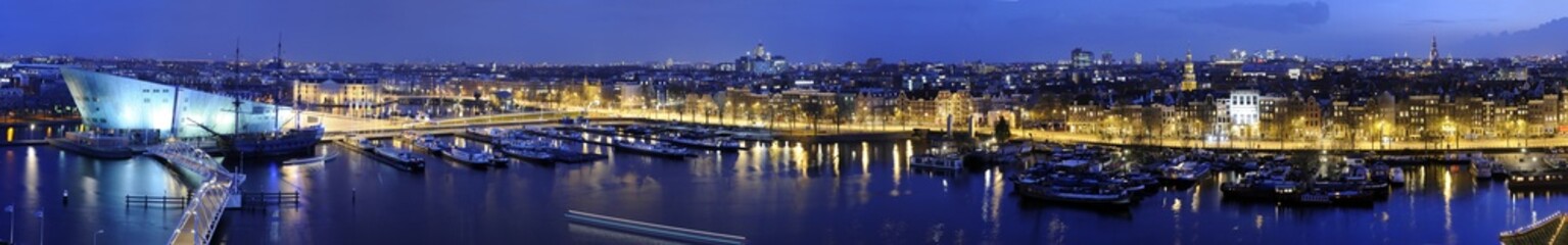 Obraz premium Amsterdam Skyline
