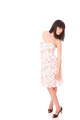 Portrait of a fresh and lovely woman