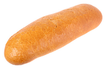 Long loaf isolated on white