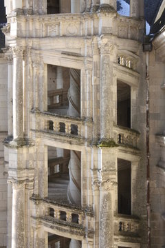 Spiral staircase of Ch&acirc;teau de Chambord / 香波尔城堡