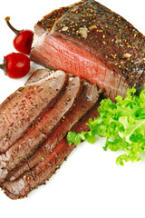 beef slice with chunk