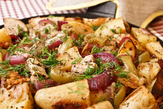 Fried  pork with potato