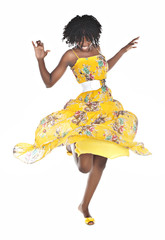 african woman dancing