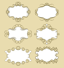 set of vintage frames