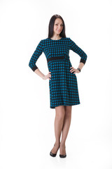 Young Woman In Fashionable Clothing