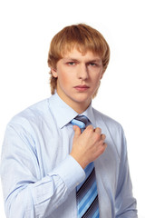 Portrait of young businessman