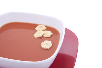 Tomato Soup with Oyster Crakcers