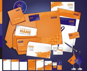 Layout creative contemporary business tamplate