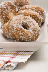 Spanish cuisine. Sweet fritters.