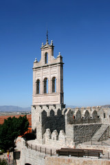 Fototapeta na wymiar Entrance on Great city wall in Avila, Spain