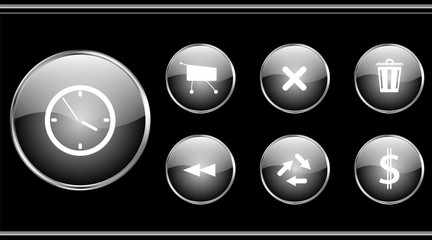 Glossy web buttons for your projects