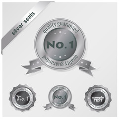 Fototapeta premium silver seals
