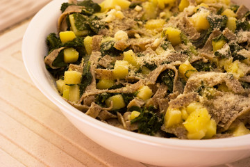 Pizzoccheri italian pasta