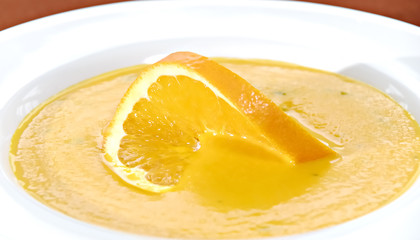 Carrot and orange soup