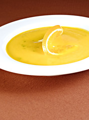 Carrot and orange soup