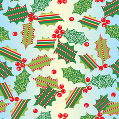 Vector. Seamless christmas pattern
