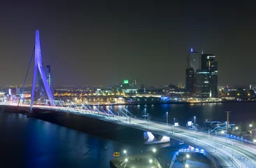 Foto op Plexiglas Erasmus Bridge by Night © corepics