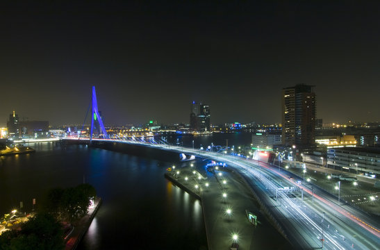 Erasmus Bridge by Night