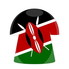 maillot kenya drapeau kenya flag