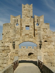 Insel Rhodos, Rhodos Stadt, Gate of St. Paul