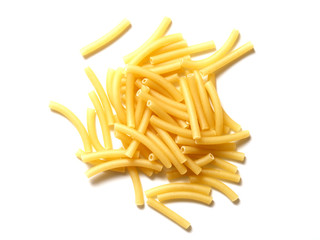 Macaroni onn white background