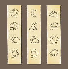 weather line drawing icon