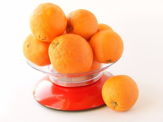 oranges on scales