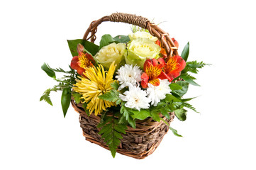 summer flower basket