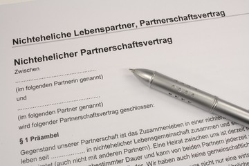 Partnerschaftsvertrag