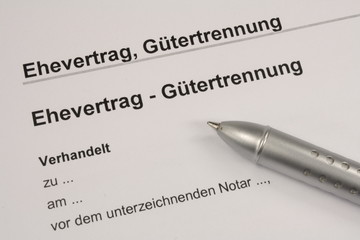 Ehevertrag