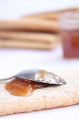 Jam with  crispy toast