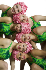 Synchronized swimmers