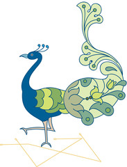 Peacock artistic