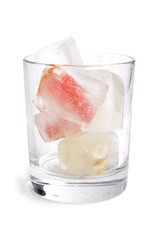 Ice in glass