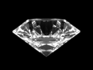 Diamond Stone on black space