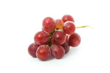 a bunch of red grape
