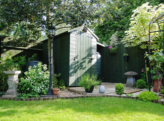 An English Back garden