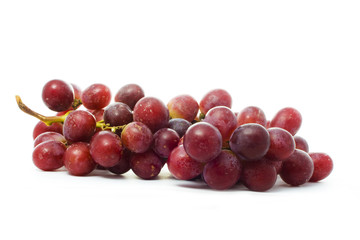 a bunch of red grape