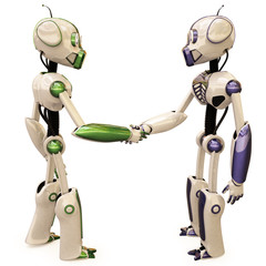 two robots